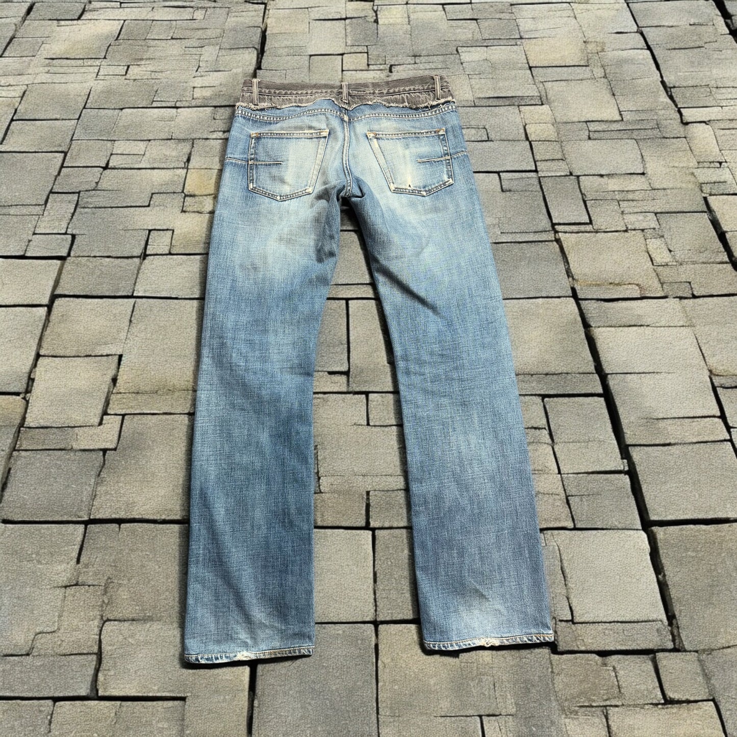AW06 Dior Homme Cummerbund Denim