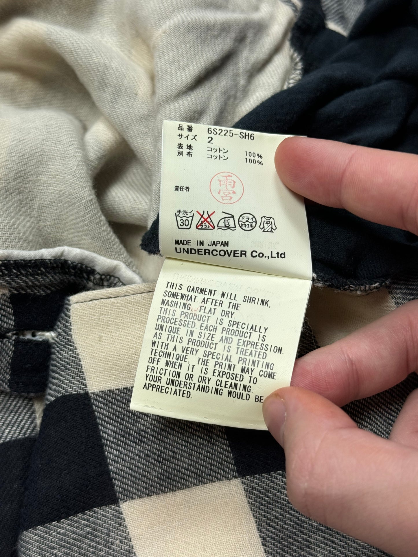 SS06 Undercover “T” Hybrid Zamiang Flannel