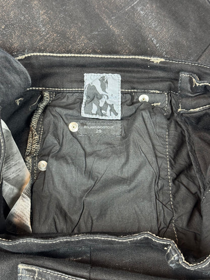 Rick Owens Waxed Bolan Denim