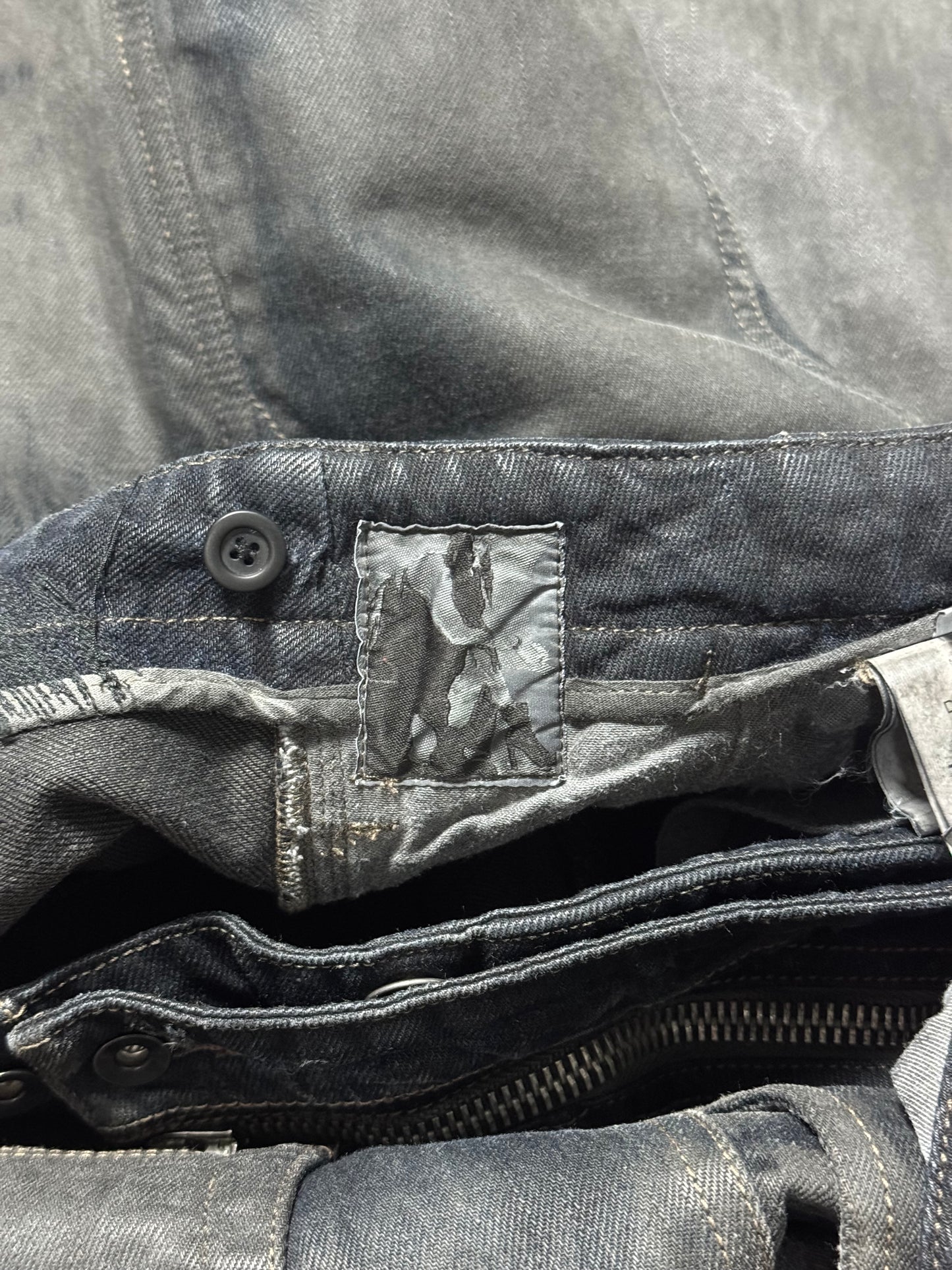 FW12 Rick Owens Hogwash Half Layer Aircut Denim