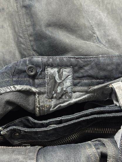 FW12 Rick Owens Hogwash Half Layer Aircut Denim