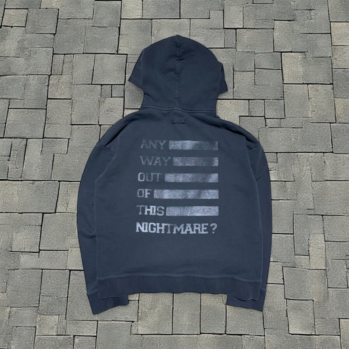 AW17 Raf Simon’s “Anyway Out Of This Nightmare” Hoodie