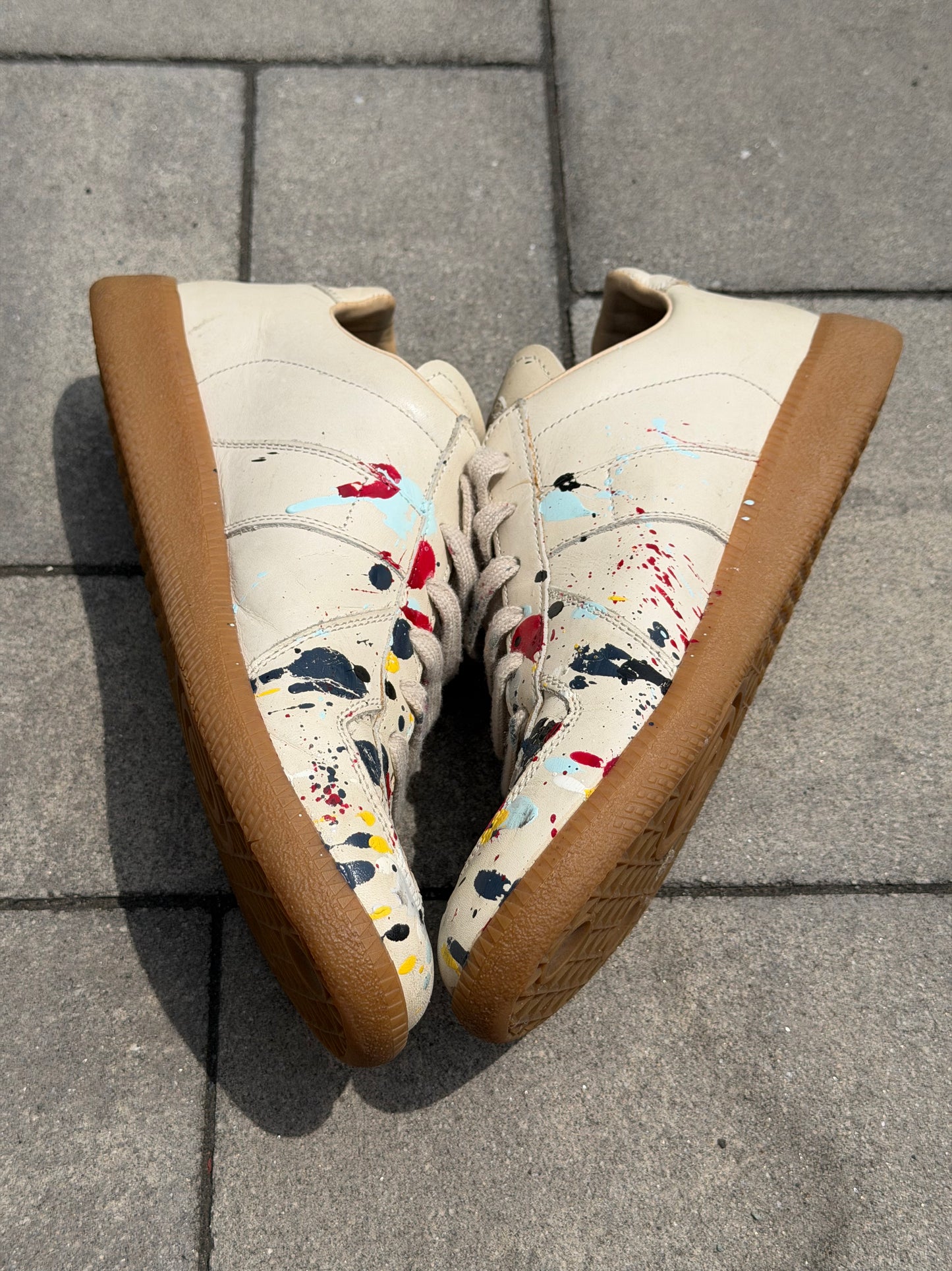 Maison Margiela Paint Splatter Gat Sneaker