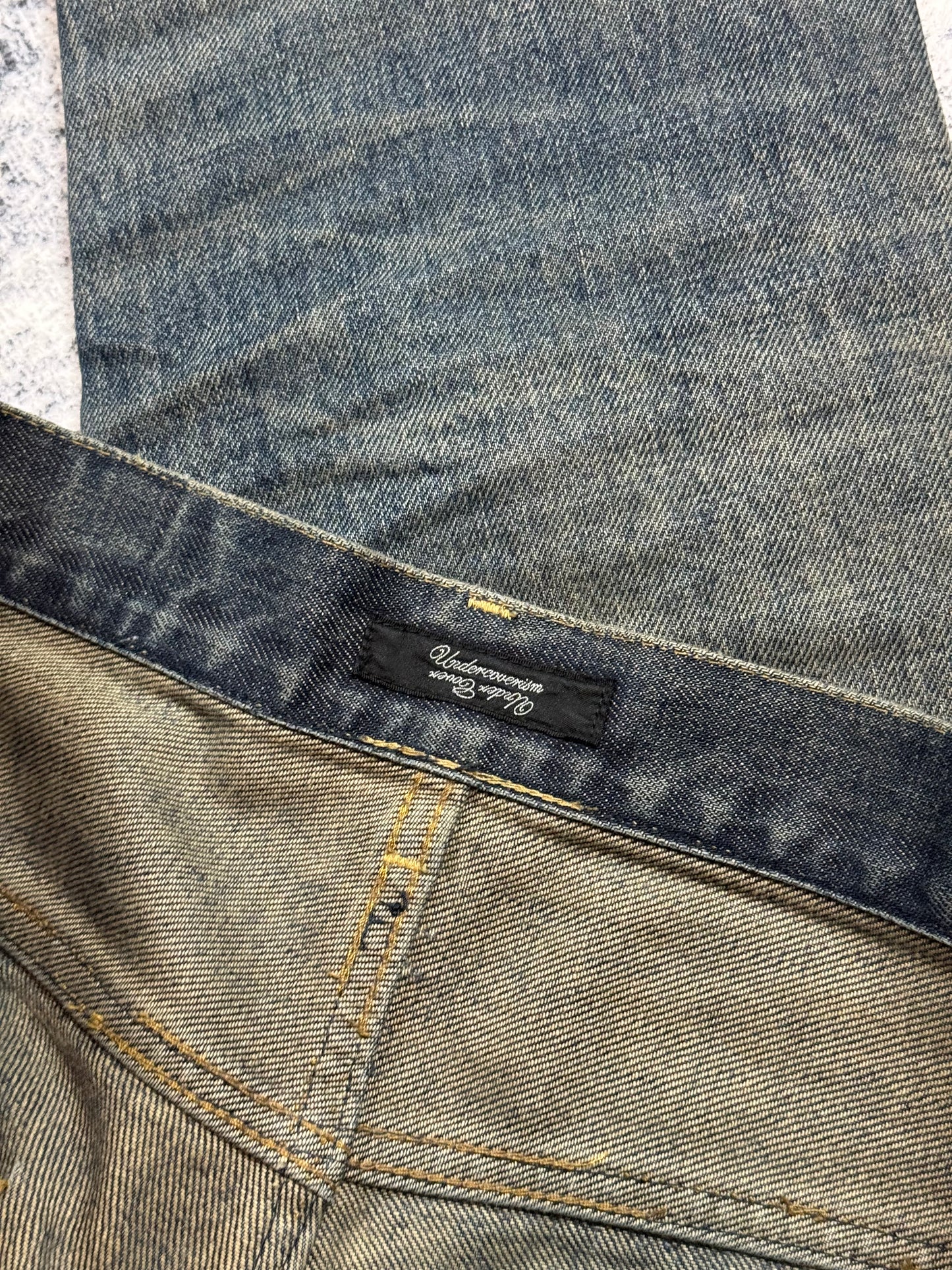 SS10 Undercover Silver Yarn 68 Denim