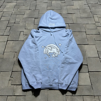 Vetements Baby Blue Unicorn Hoodie