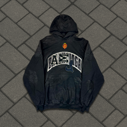 SS23 Balenciaga Black Skater Mud Hoodie