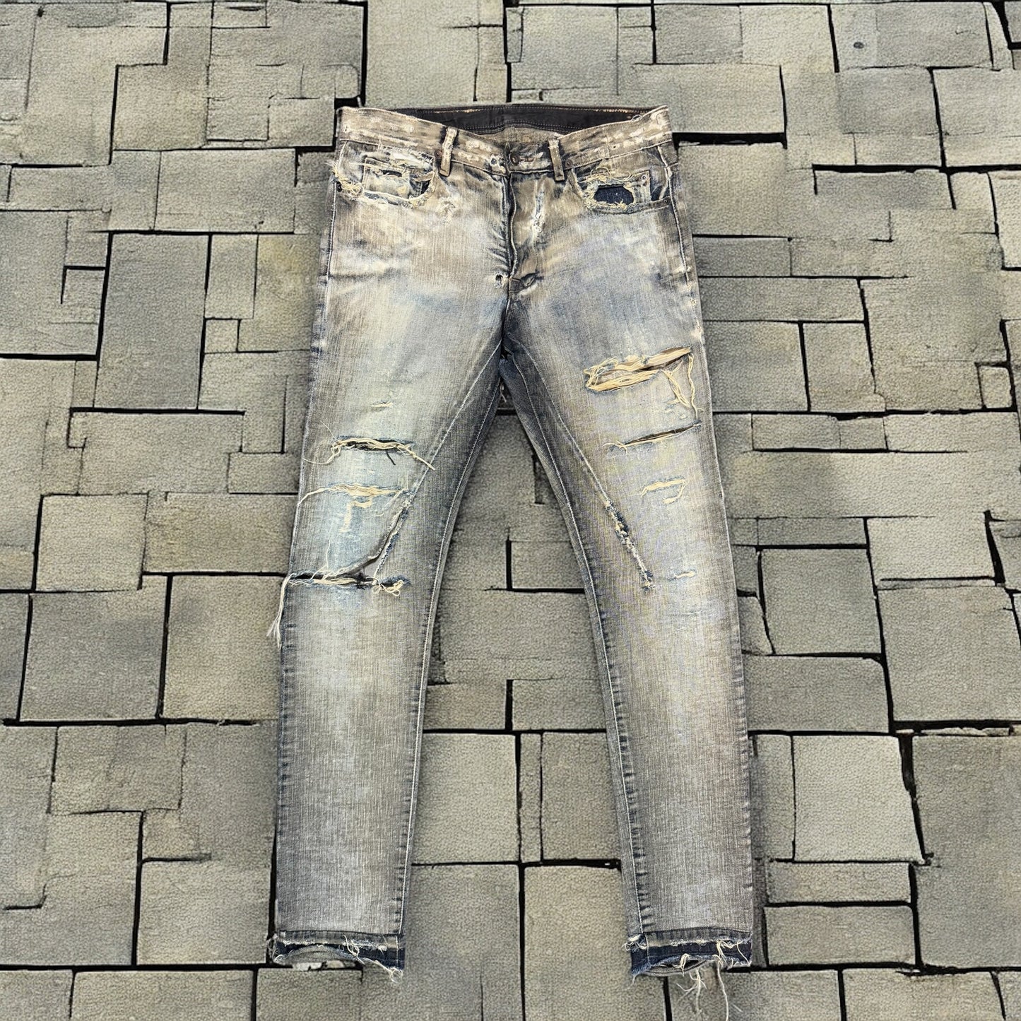 FW08 Rick Owens Dust Detroit Cut Denim