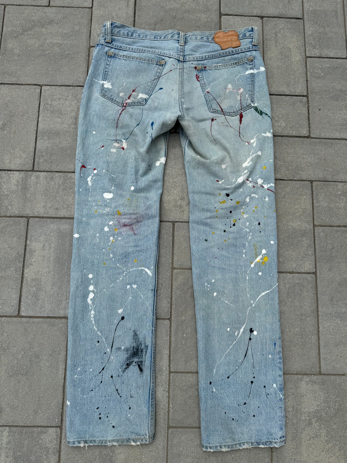 SS06 Number Nine “ Welcome To The Shadow” Painter Denim