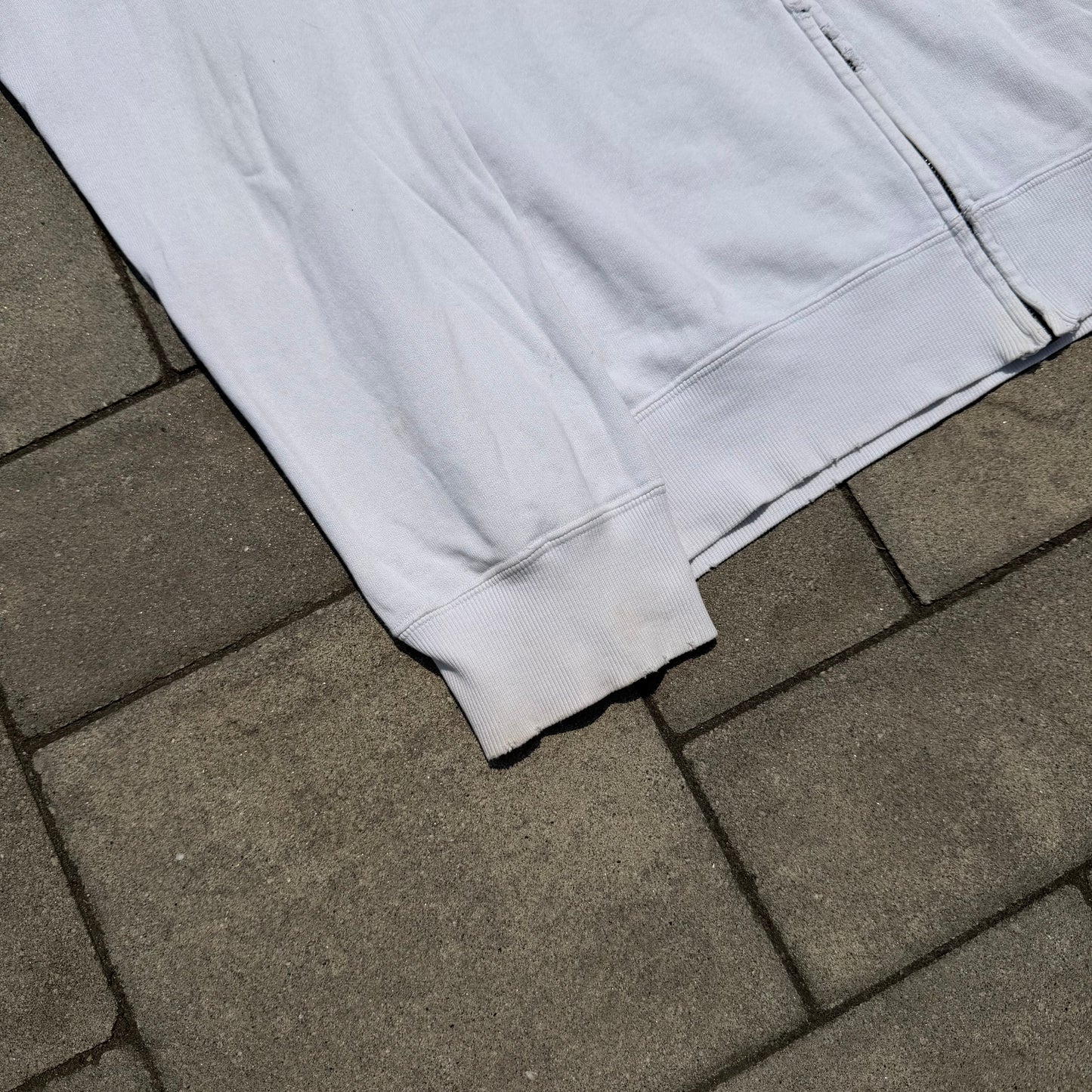 SS04 Number Nine White Skull Hoodie
