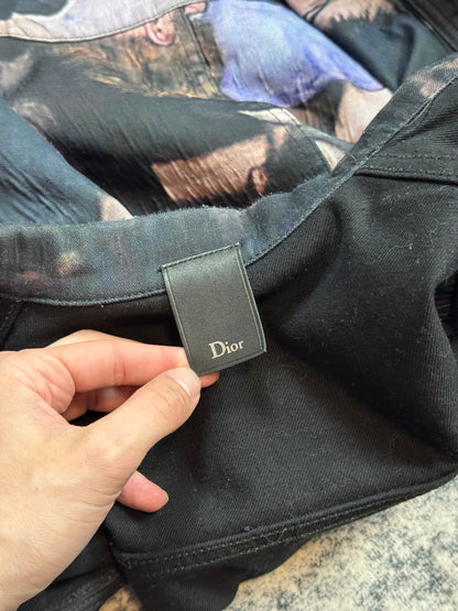FW17 Dior Homme Dan Witz Moshpit Denim Jacket
