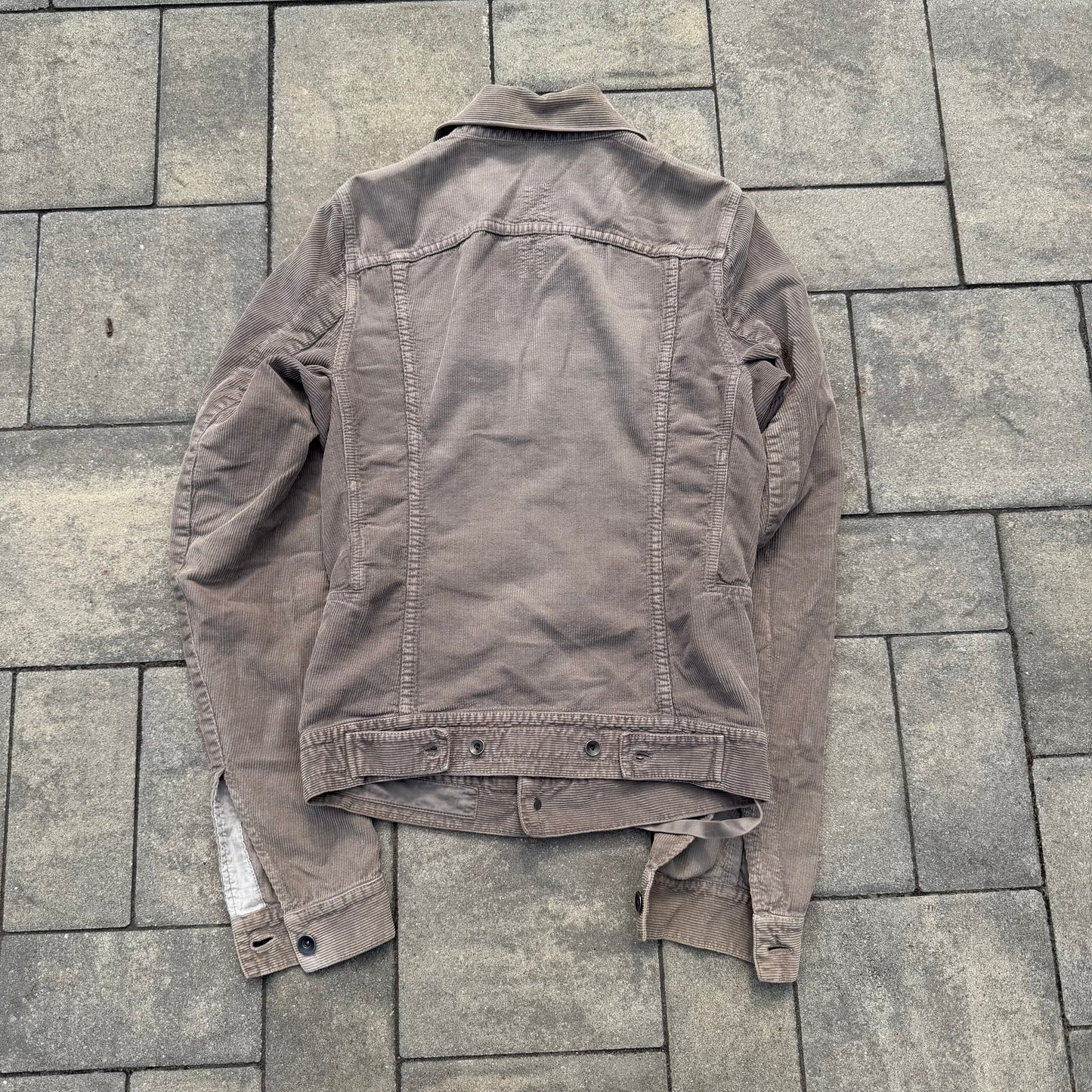 FW07 Rick Owens Corduroy Trucker Jacket
