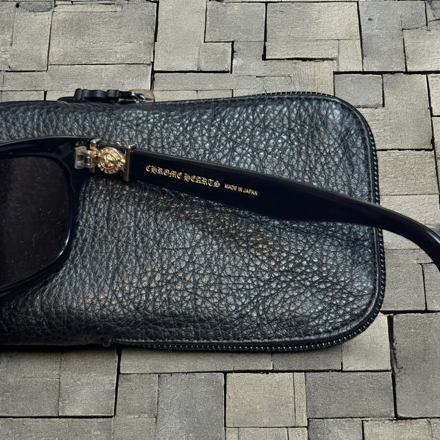 Chrome Hearts “Gittin Any?” Gold Sunglasses