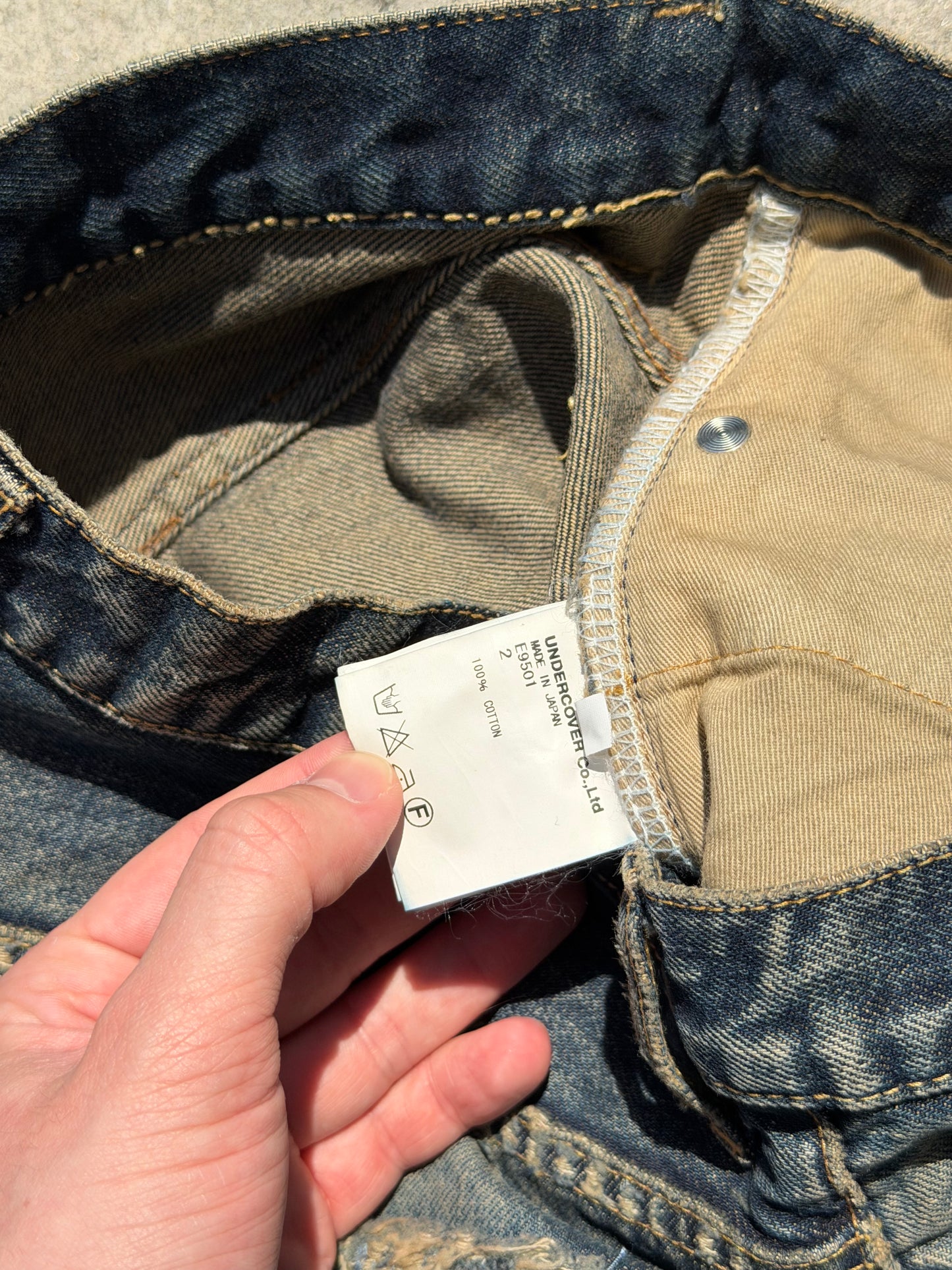 SS10 Undercover Blue Yarn 68 Denim