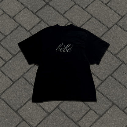 Balenciaga Rhinestone Bebe Tee