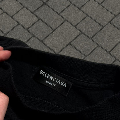 Balenciaga Rhinestone Bebe Tee