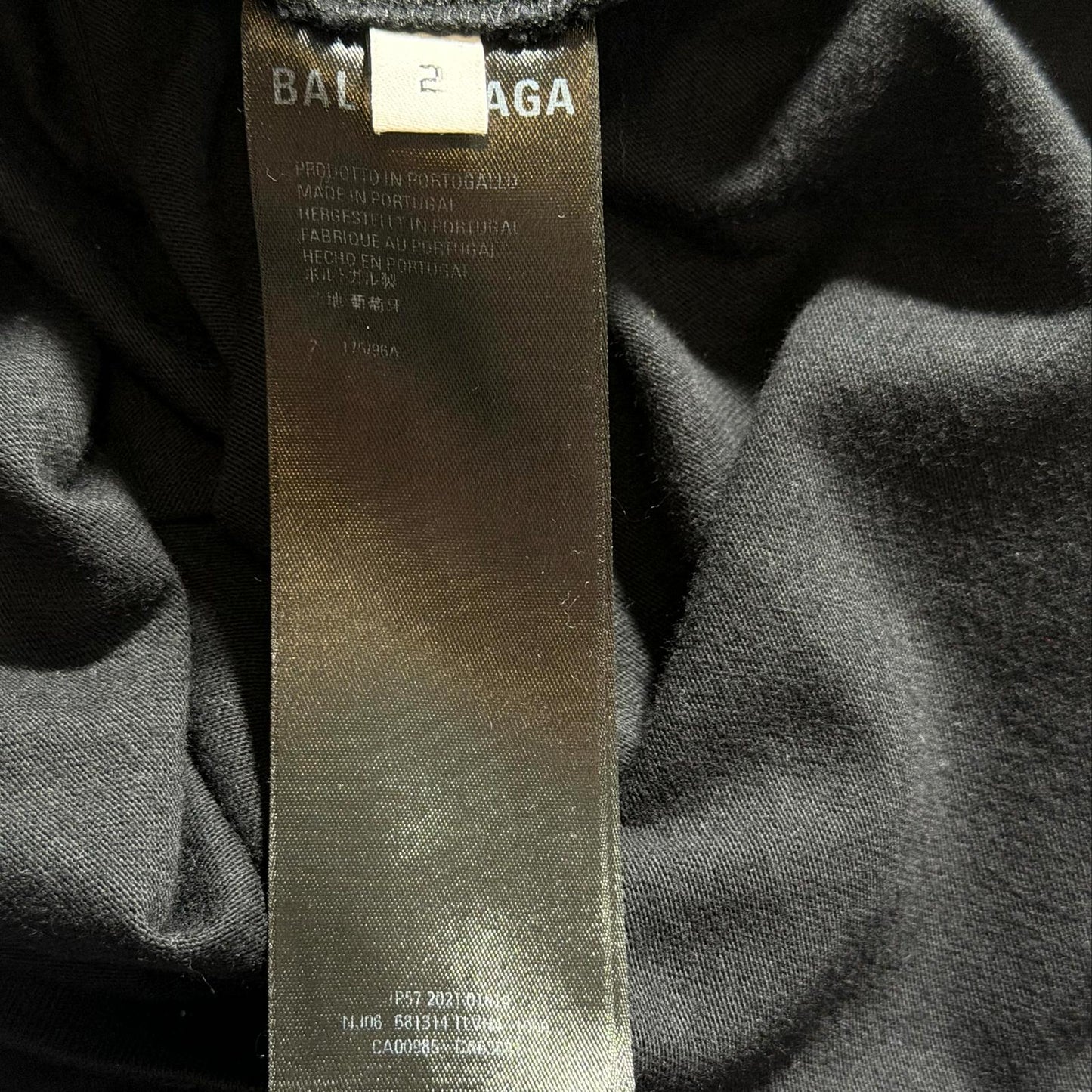 Balenciaga Rhinestone Bebe Tee