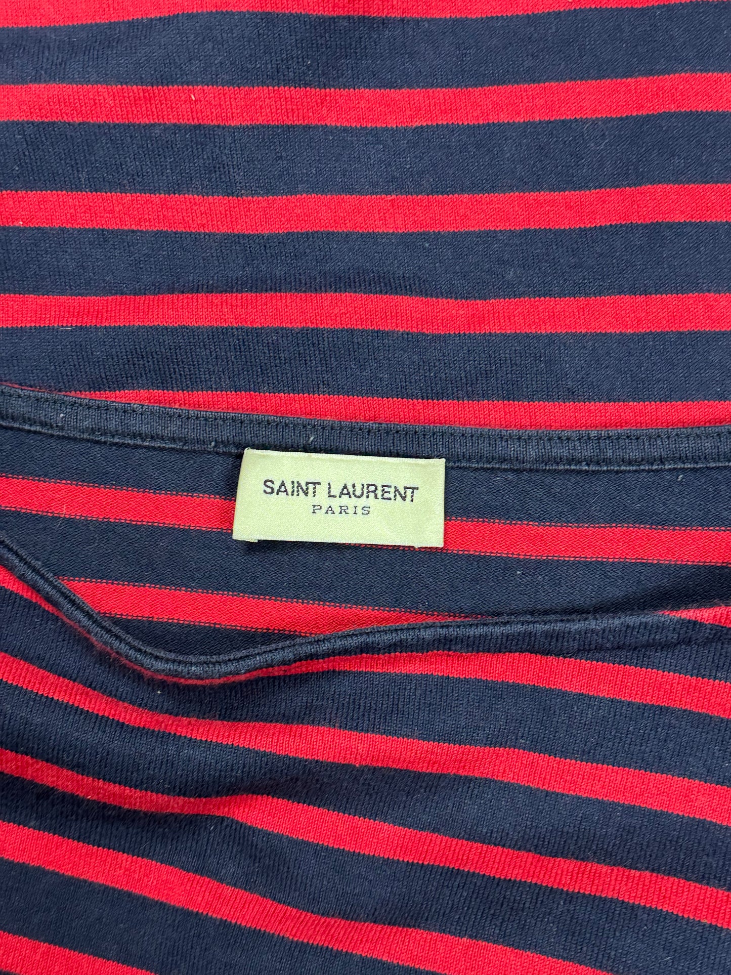 FW14 Saint Laurent Paris Striped Longsleeve