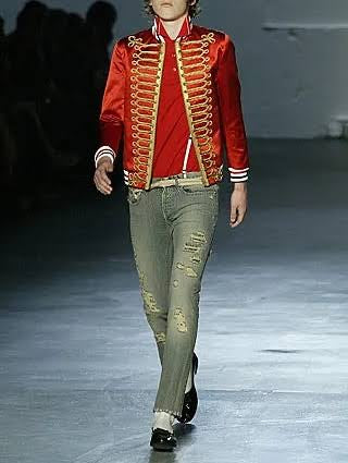 SS06 Dior Homme Crash Denim