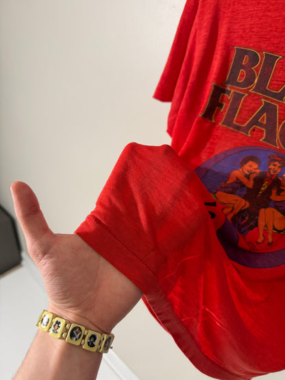 1985 Black Flag Red Loose Nut Tee