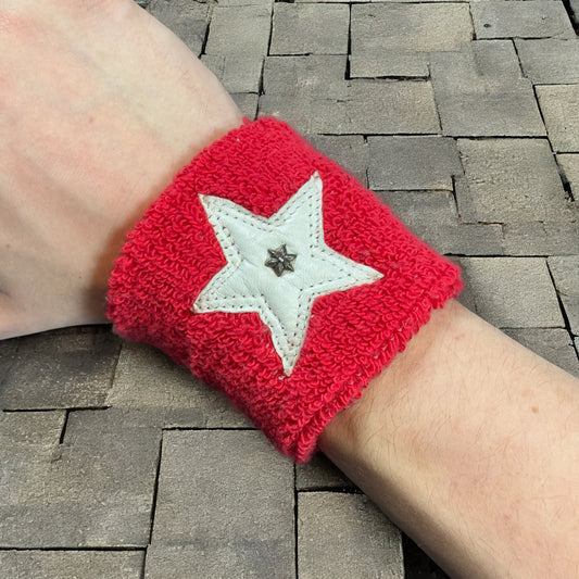 Chrome Hearts Red Star Sweatband