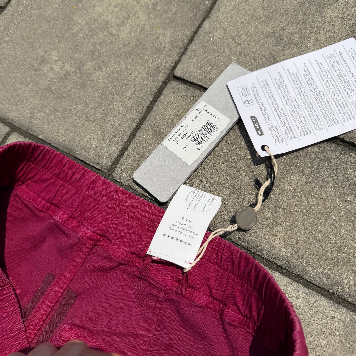 Rick Owens Sample Fuschia Vomit Creatch Cargo