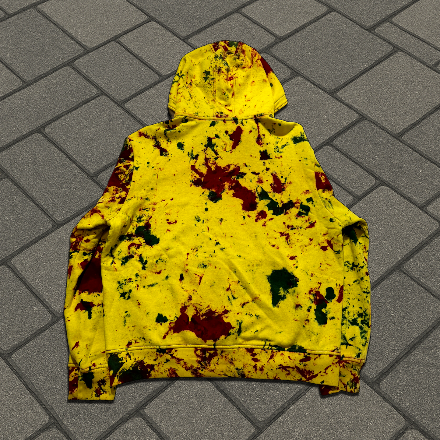 2018 Sterling Ruby Yellow Soto Bleach Hoodie
