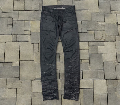 SS04 Dior Homme Strip Denim