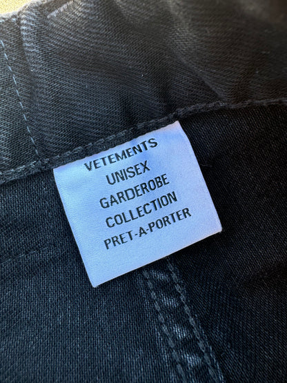 Vetements Destroyed Knee Denim