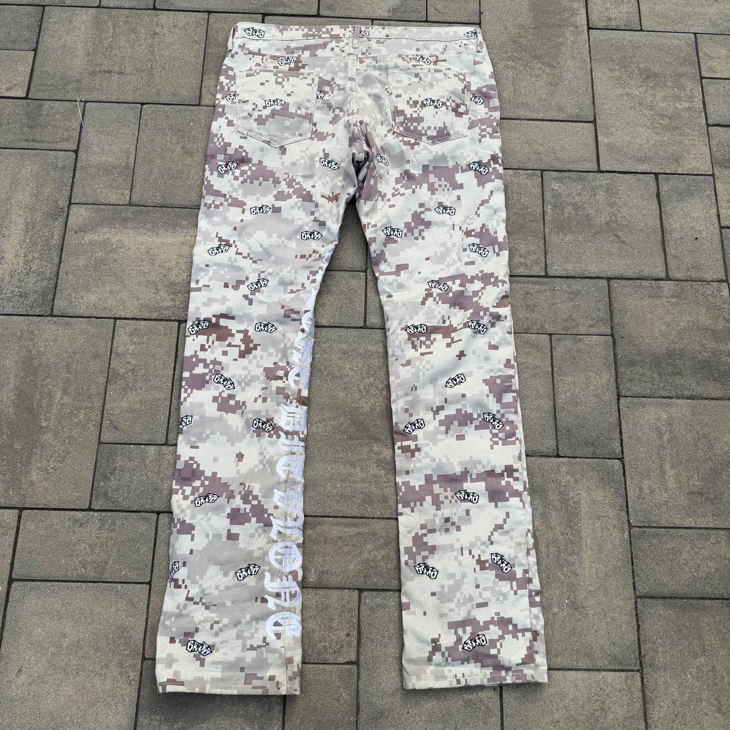 Vlone Dice Old English Denim