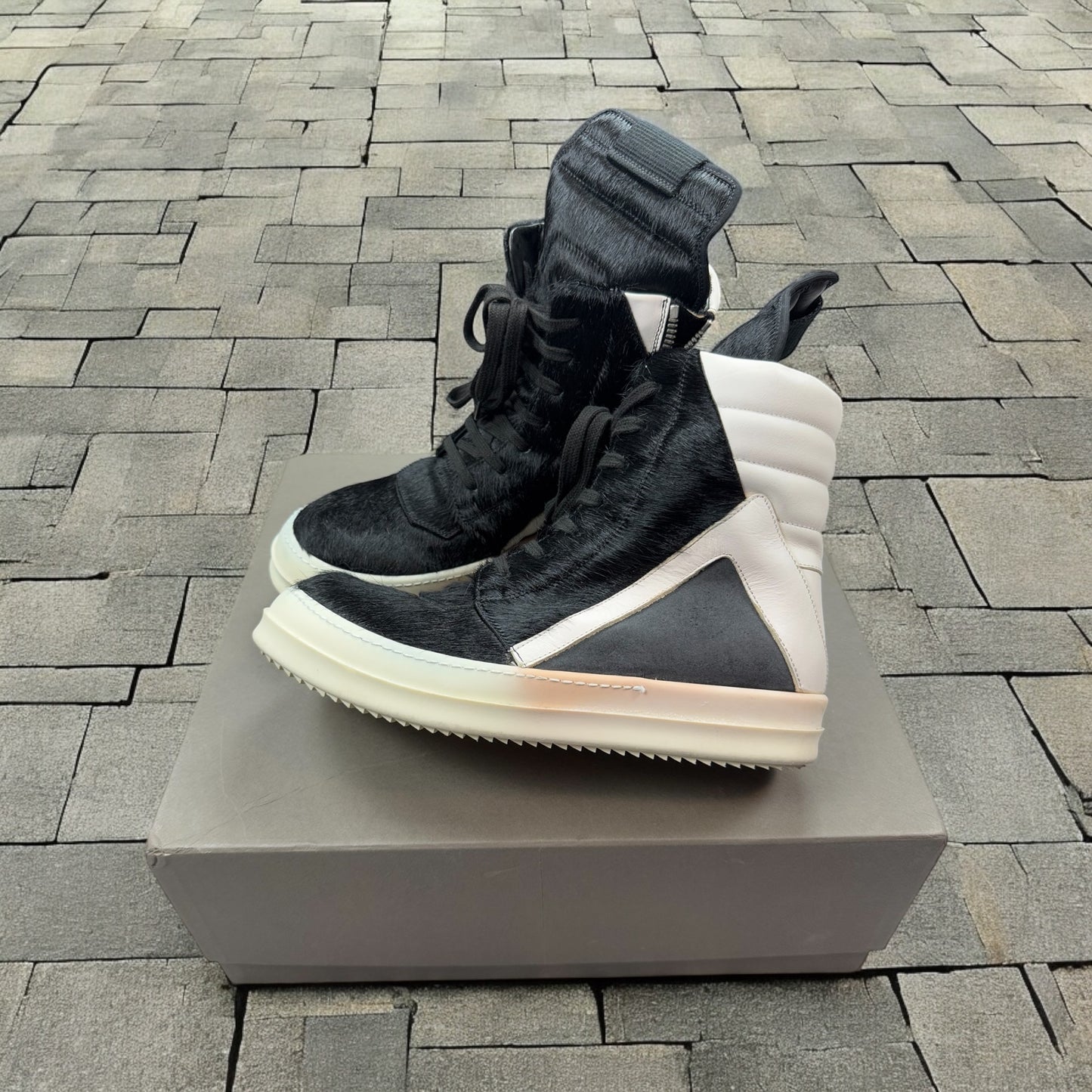 AW13 Rick Owens Pony Hair Geobaskets