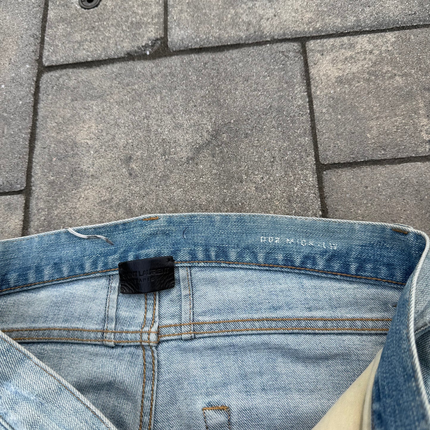 FW16 Saint Laurent Paris Crash Denim