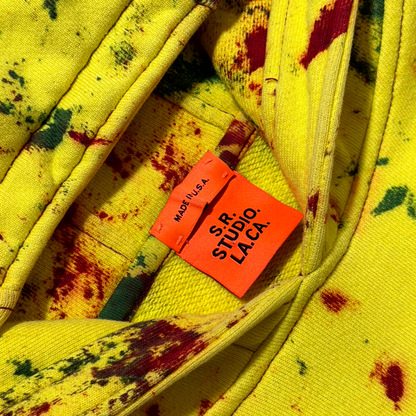 2018 Sterling Ruby Yellow Soto Bleach Hoodie