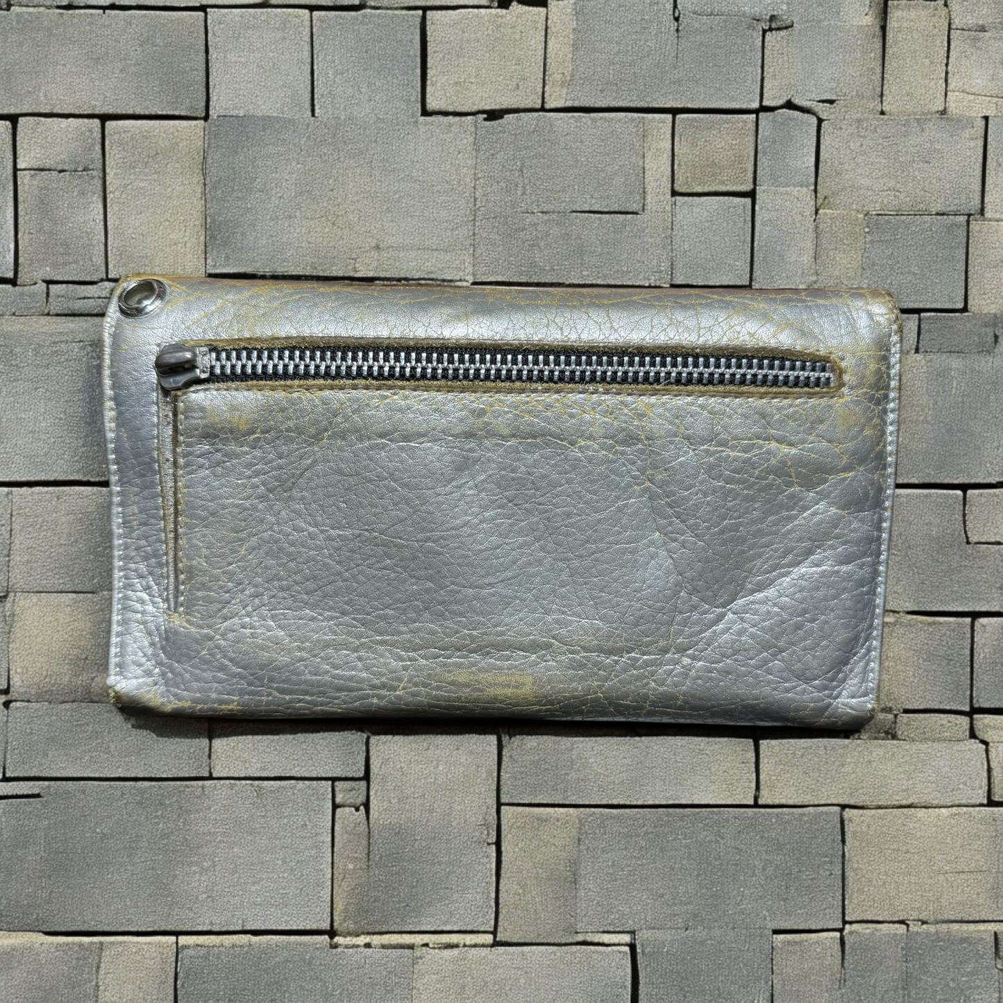 Chrome Hearts Silver Long Wallet