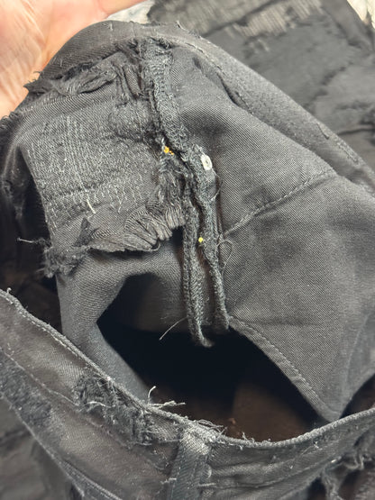 AW05 Undercover “Arts & Crafts” 85 Black Boro Denim