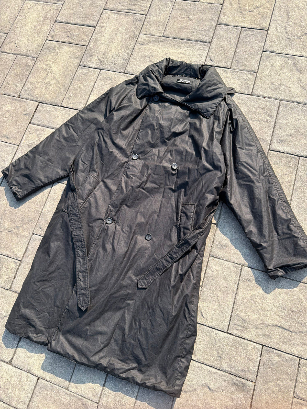 AW01 Raf Simons Riot Trench Coat