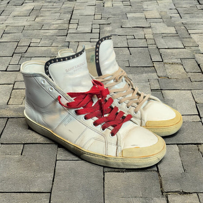 Saint Laurent Paris High Top Sneakers