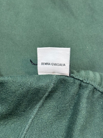 AW19 Vetements Green Spellout Sweatpants