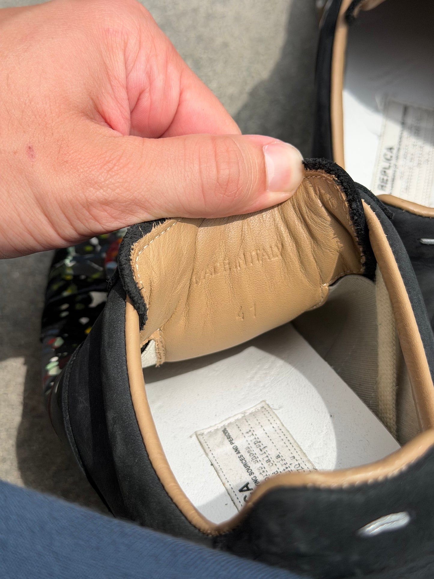 Maison Margiela Paint Splatter Gat Sneaker