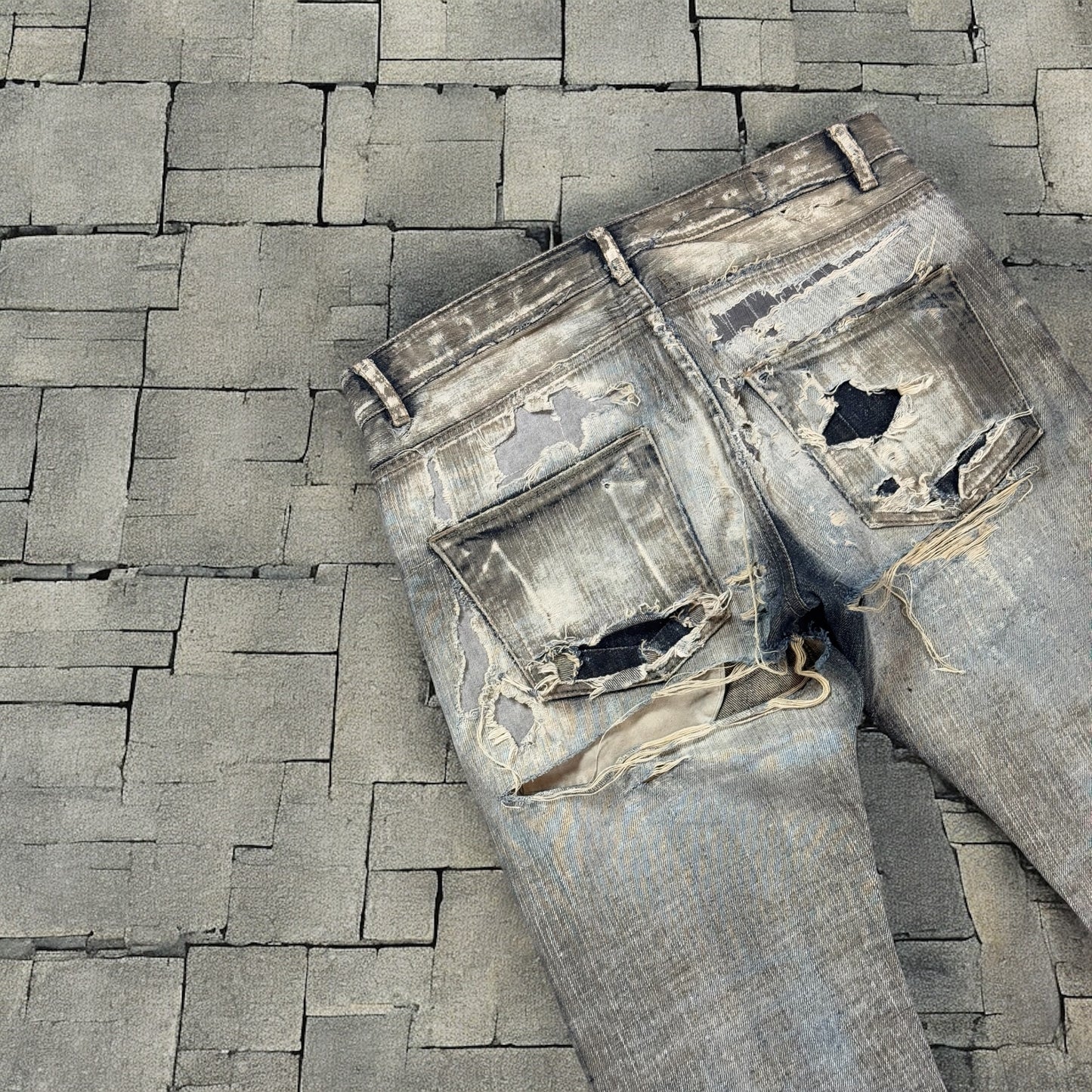 FW08 Rick Owens Dust Detroit Cut Denim