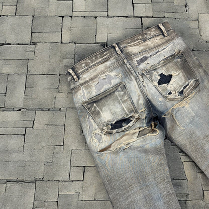 FW08 Rick Owens Dust Detroit Cut Denim