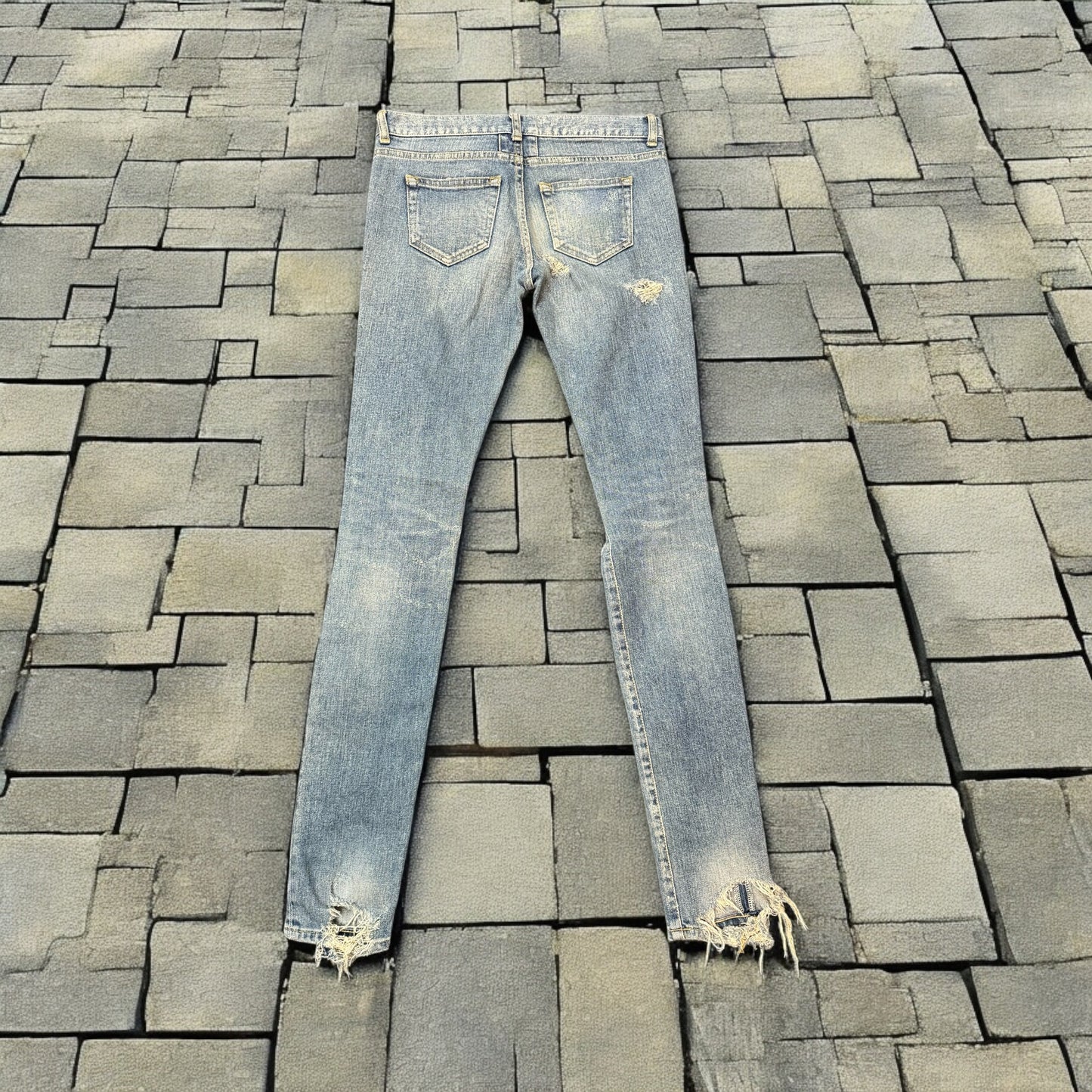 FW13 Saint Laurent Chain Denim