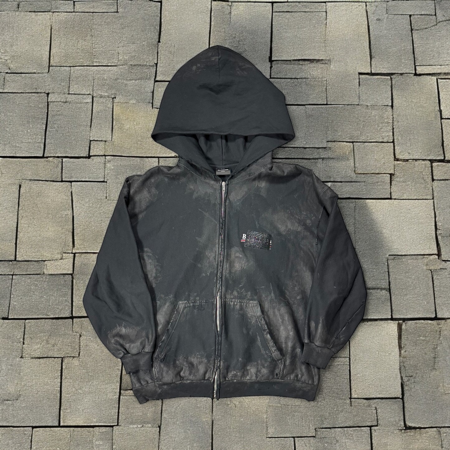 Balenciaga Muddy Gaffer Zip Up