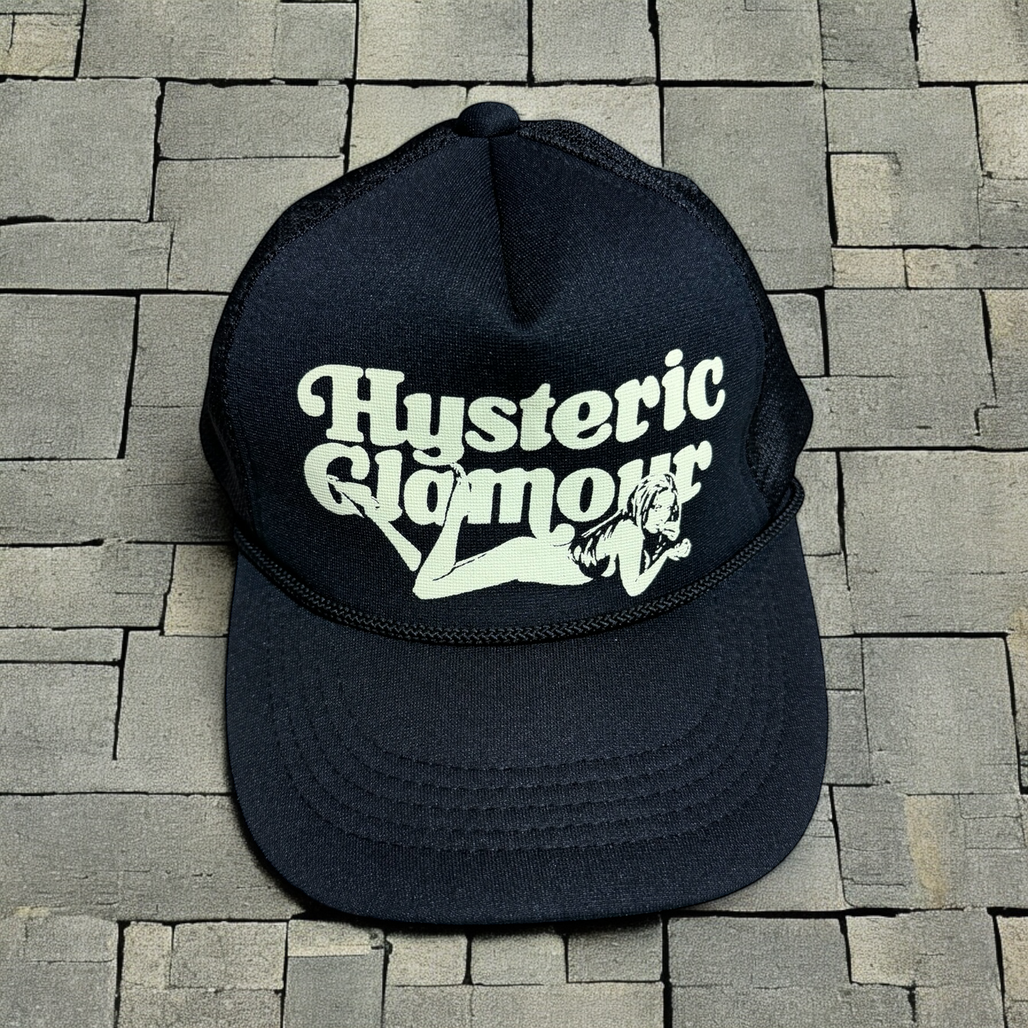 Hysteric Glamour Black Trucker Hat