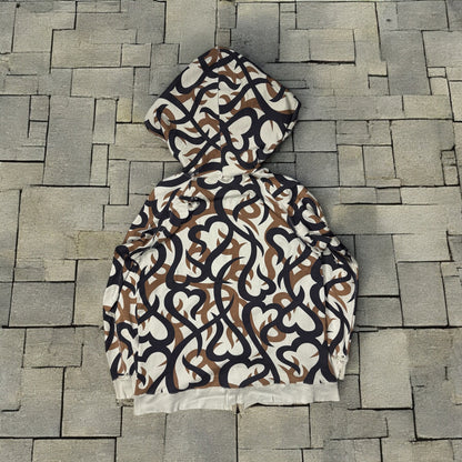 AW04 Number Nine Beige Tribal Zip