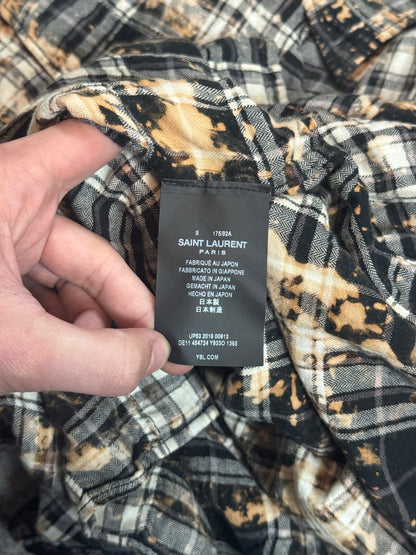 SS16 Saint Laurent Bleached Surf Sound Flannel