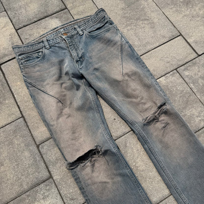 SS07 Number Nine Mudwash Pain Denim