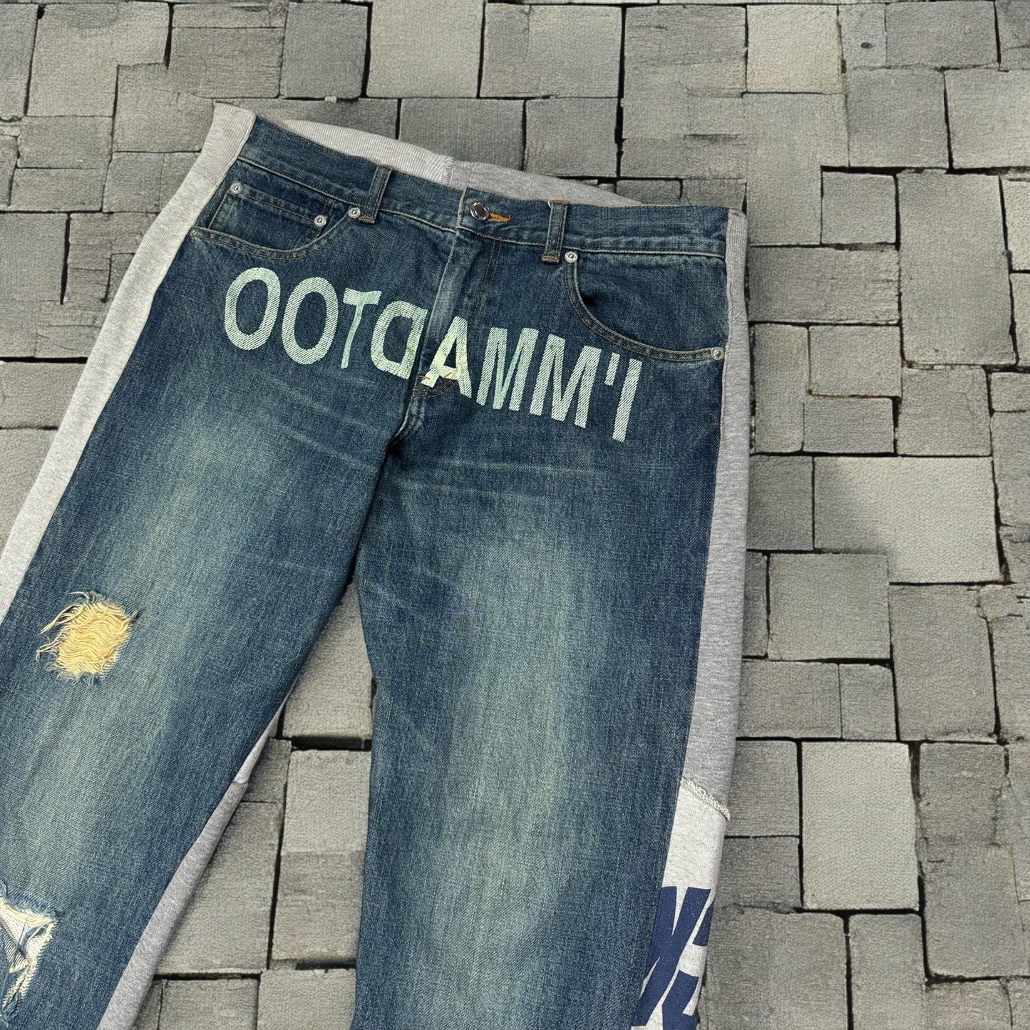 AW02 Undercover “IMMADTOO” Hybrid Denim
