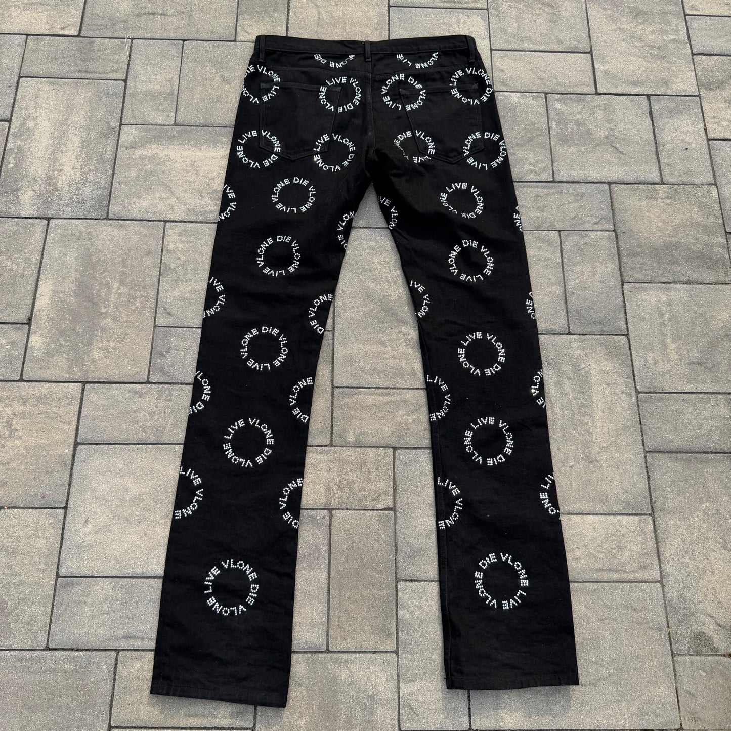 Vlone Rhinestone Denim