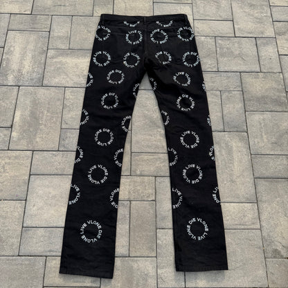 Vlone Rhinestone Denim