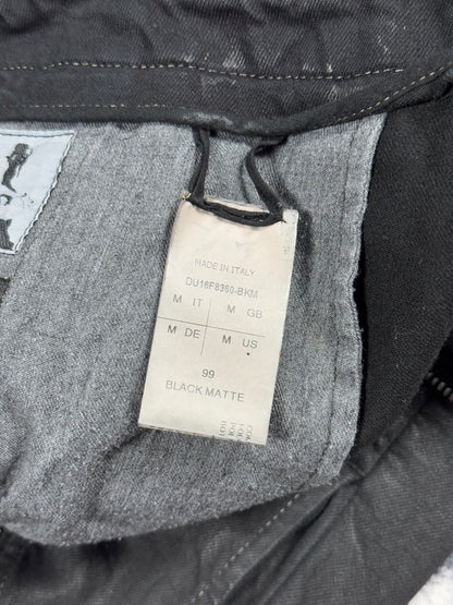 FW15 Rick Owens Black Waxed Aircut Denim
